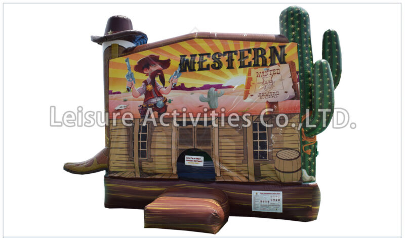 14ft multi theme cowboy bounce