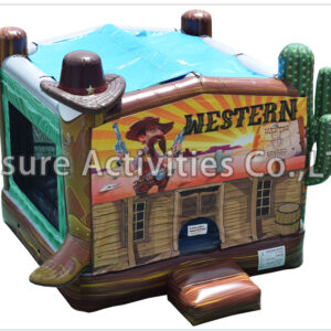 14ft multi theme cowboy bounce