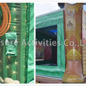 14ft multi theme cowboy bounce