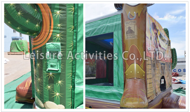 14ft multi theme cowboy bounce