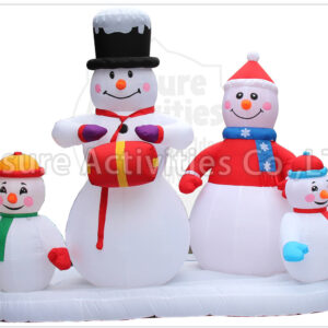 210d snowman family