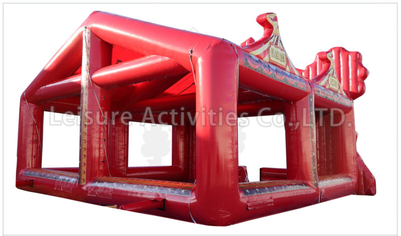 carnival themed bumper car arena