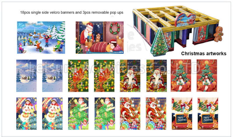 22ft hybrid maze artworks 18pcs single side (price per set per theme)