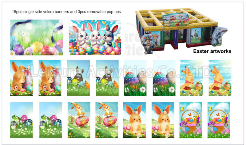 22ft hybrid maze artworks 36pcs double sides (price per set per theme)