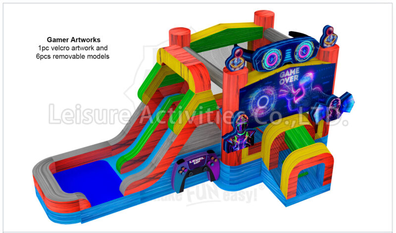 hybrid double lane combo wet/dry artworks / each set