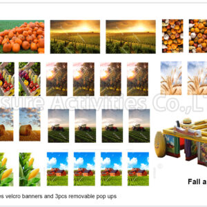 22ft hybrid maze 36pcs artworks 2