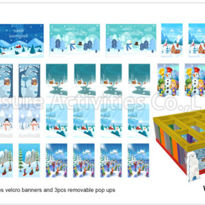 22ft hybrid maze 36pcs artworks 6