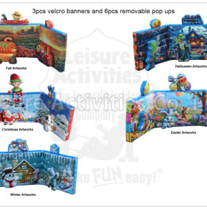 hybrid selfie station artworks/ each set