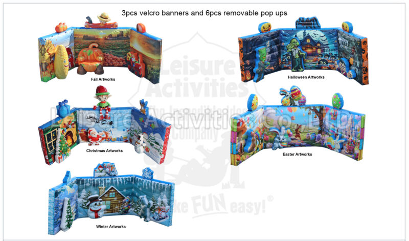 hybrid selfie station artworks/ each set