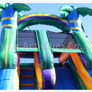 18ft marble purple single lane water slide ripl
