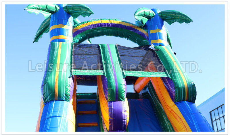 18ft marble purple single lane water slide ripl