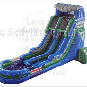 18ft marble blue single lane water slide ripl 18ft marble blue single lane water slide ripl