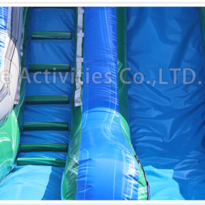 18ft marble blue single lane water slide ripl