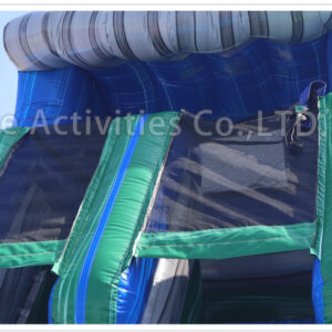 18ft marble blue single lane water slide ripl