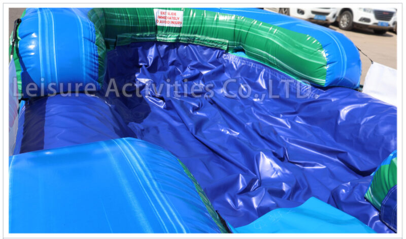 18ft marble blue single lane water slide ripl