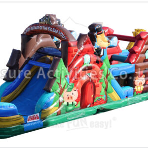 three little pigs obstacle wet/dry three little pigs obstacle wet/dry