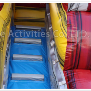 18ft volcano marble red double lane water slide ripl 18ft volcano marble red double lane water slide ripl