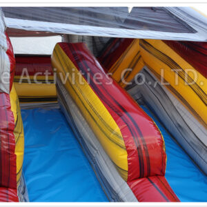18ft volcano marble red double lane water slide ripl 18ft volcano marble red double lane water slide ripl