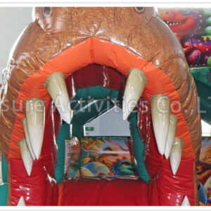 t rex bouncy castle with slide t rex bouncy castle with slide