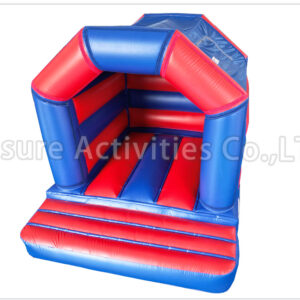a frame red blue bouncy castle a frame red blue bouncy castle