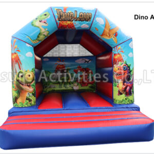 a frame red blue bouncy castle a frame red blue bouncy castle