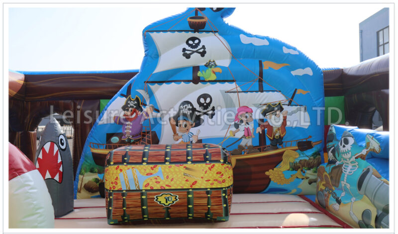 little pirates multiplay bouncy castle playground