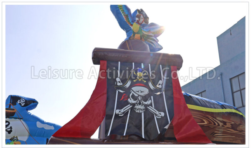little pirates multiplay bouncy castle playground