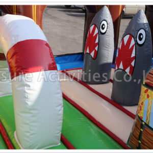little pirates multiplay bouncy castle playground