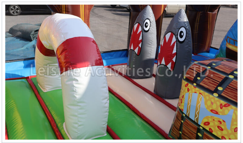 little pirates multiplay bouncy castle playground