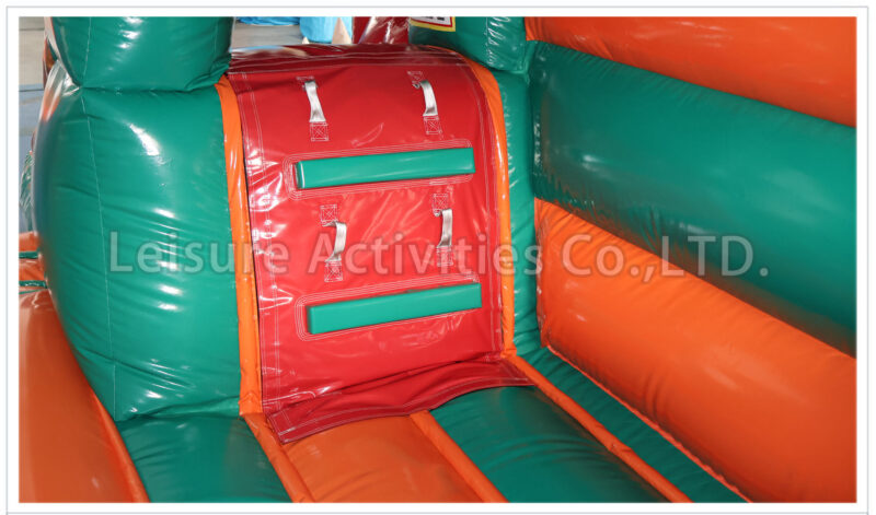 t rex bouncy castle with slide