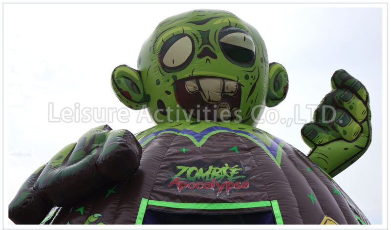 zombie bounce house