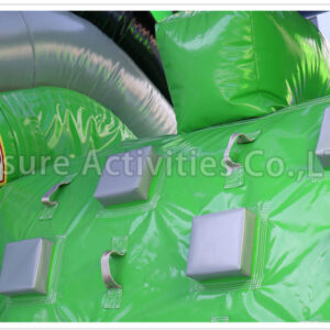 soccer bouncer combo double lane wet/dry