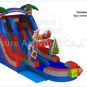 18ft hybrid double lane water slide ripl (max height 19ft)