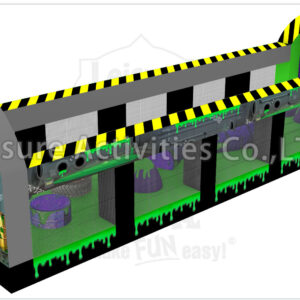 36ft toxic fun runners obstacle course