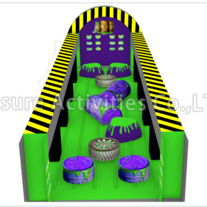 36ft toxic fun runners obstacle course