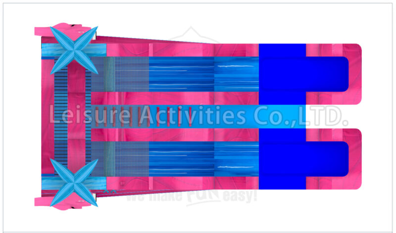 16ft double lane water slide phoebe's flamingo oasis sl