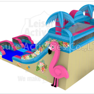 16ft double lane water slide phoebe's flamingo oasis sl