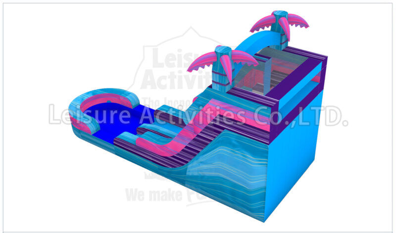 18ft magical vibes double lane water slide ripl