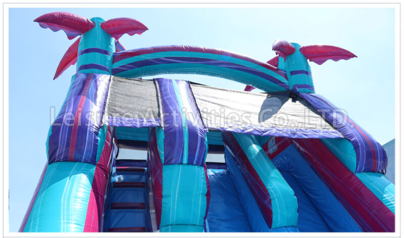 18ft magical vibes double lane water slide ripl