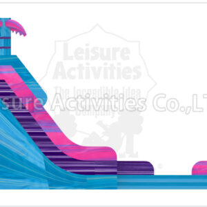 18ft magical vibes double lane water slide ripl