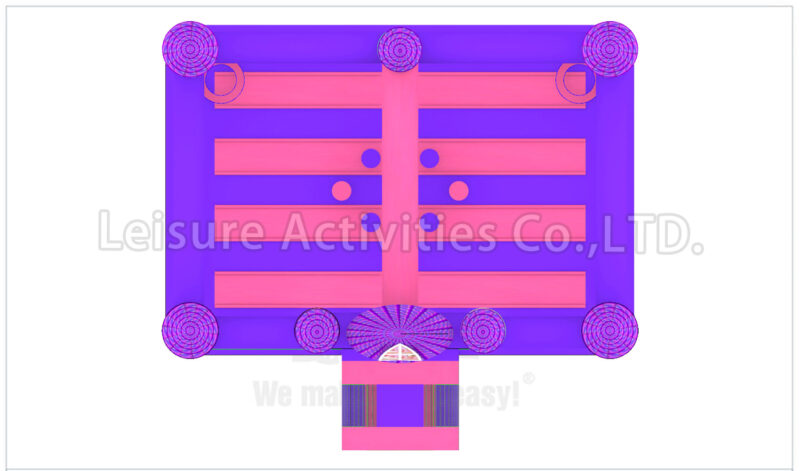 16ft double lane water slide phoebe's flamingo oasis sl