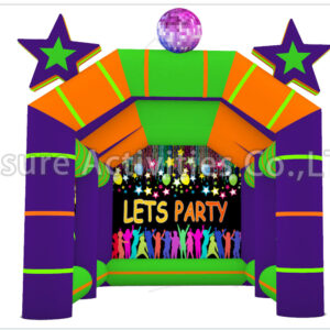 glowing party tent