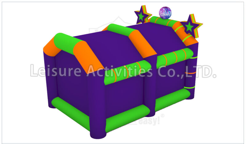 glowing party tent