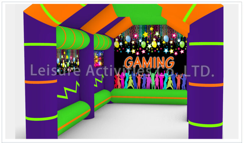 glowing party tent