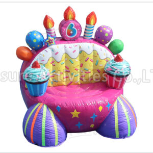 magenta birthday throne
