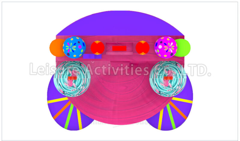 19ft double lane water slide miami nights ripl