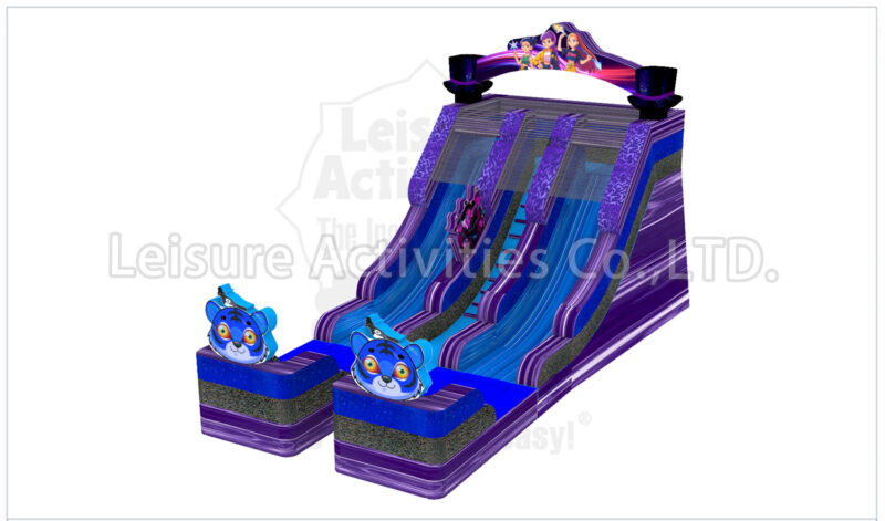 16ft k pop double lane water slide sl