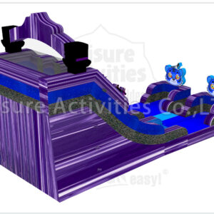 16ft k pop double lane water slide sl