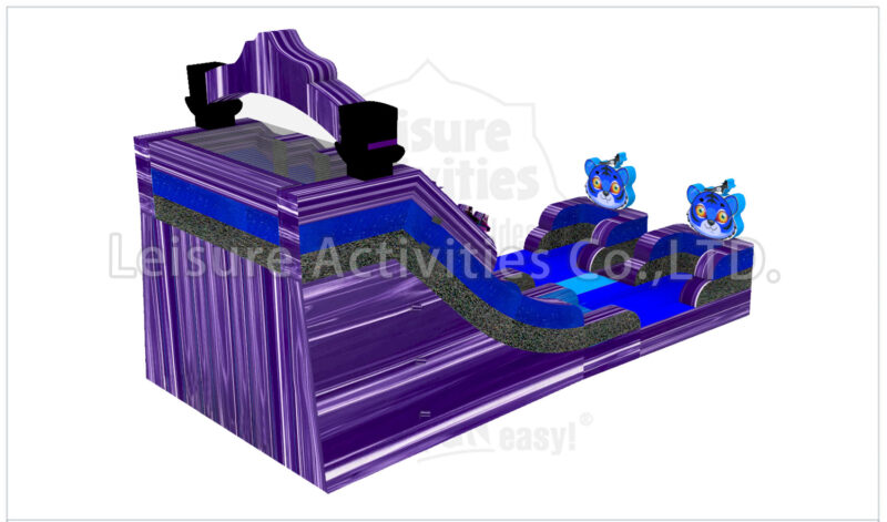 16ft k pop double lane water slide sl
