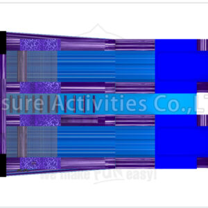 16ft k pop double lane water slide sl